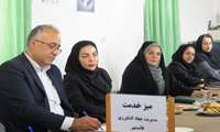 میز ارتباط مردمی در روستای سیف کتی قائم شهر به مناسبت دهه فجر 